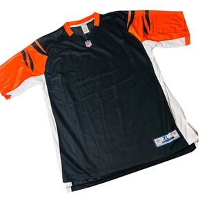 NEW Cincinnati Bengals Jersey Mens XL Tall Black Blank NFL Pro Line‎ Football